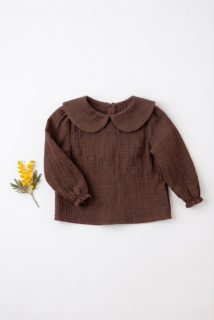 Camisa bebé chocolate