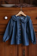 Camisa niña denim