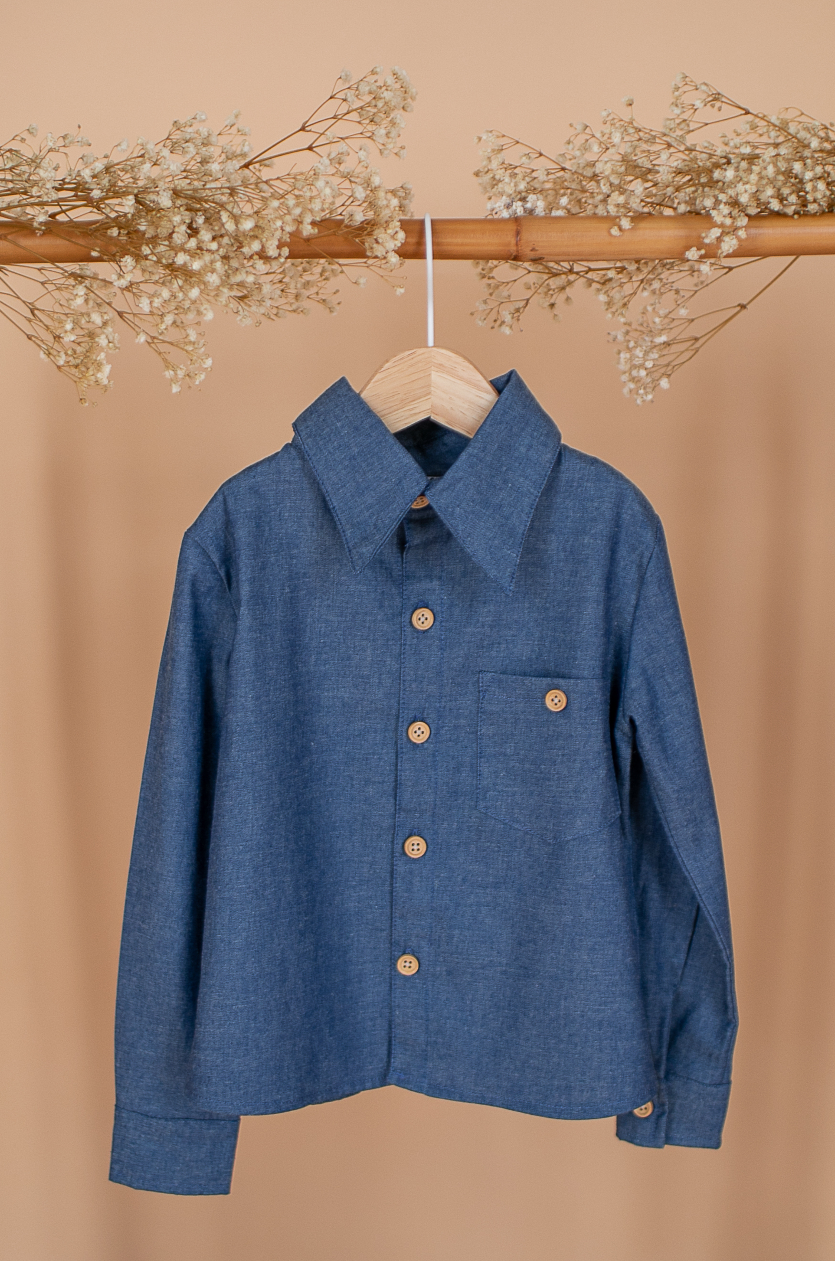 Camisa Denim para niño