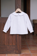 Camisa bebé blanco roto