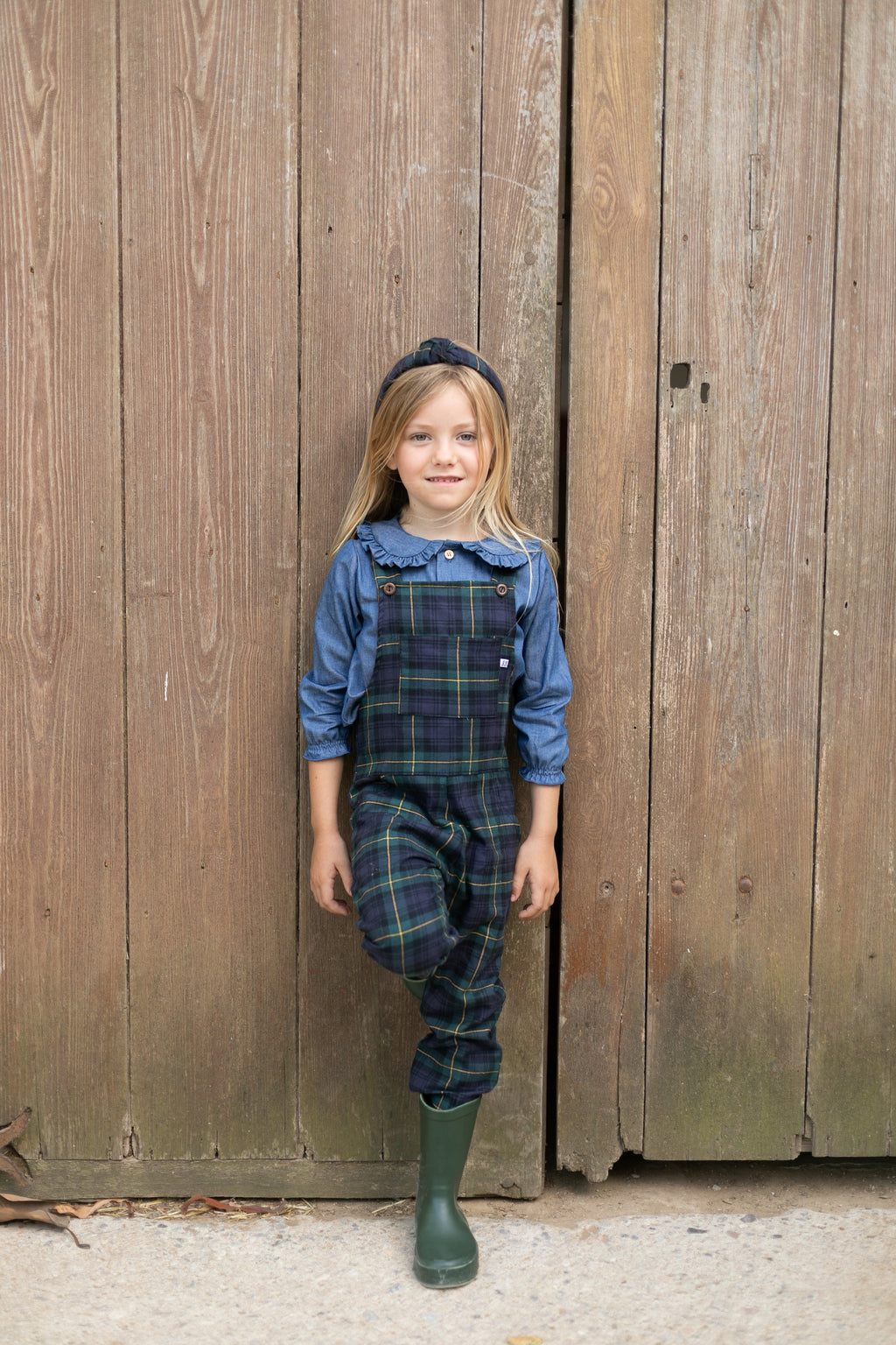 Camisa niña denim