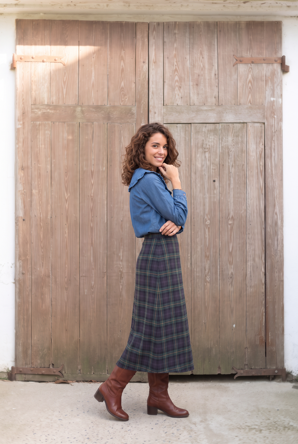 Camisa mujer denim