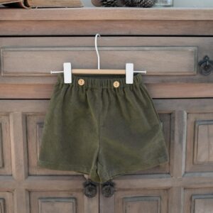Short pana verde